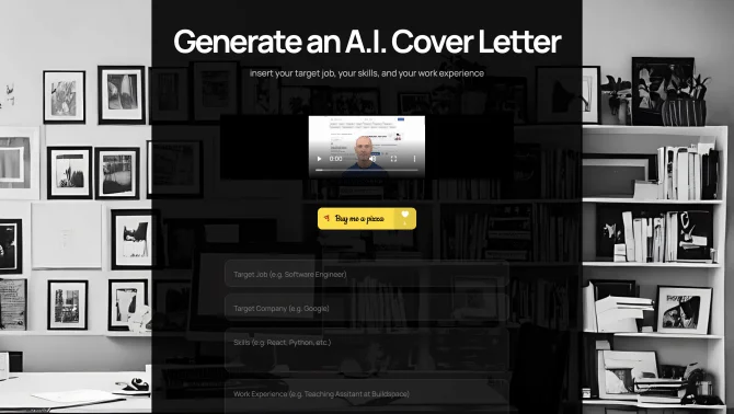 A.I. Cover Letter