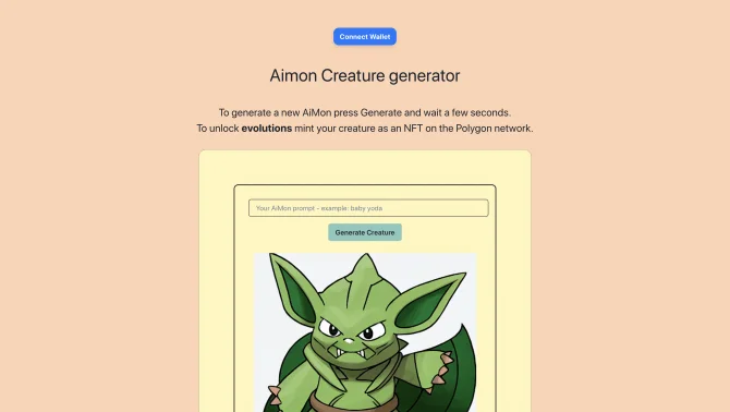 AiMon NFT Generator