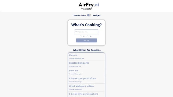 Air Fry AI
