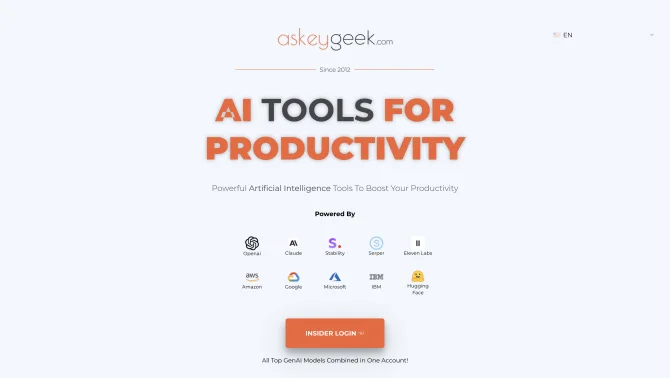 ASKEYGEEK.com - AI Tools For Content Creators!