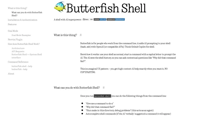 Butterfish Shell