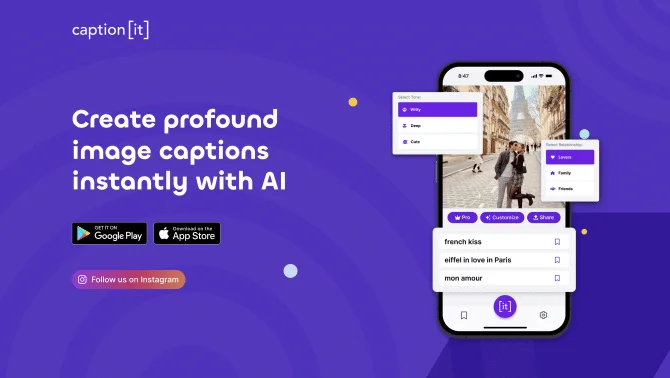 Captionit - Instagram Caption Generator