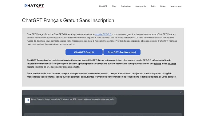 ChatGPT Français