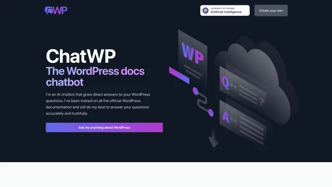 ChatWP - The WordPress Docs Chatbot