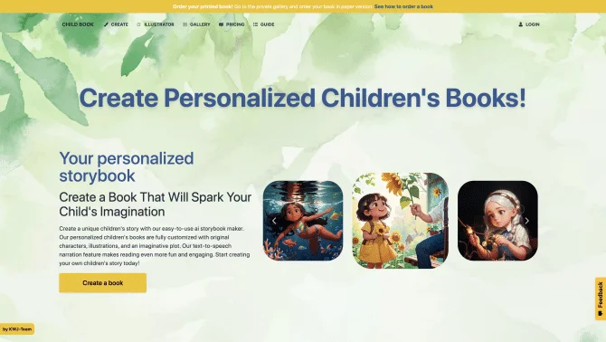 Child Book Create / childbook.ai