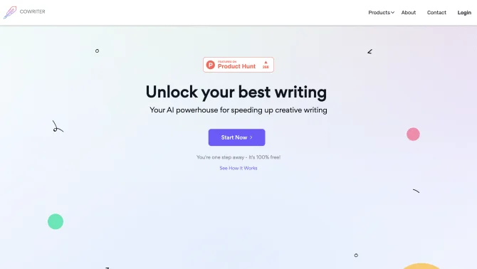 Co Writer - your AI platform for creative writing