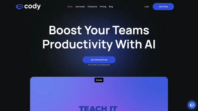 Cody - Business AI Employee Trained on Your Knowledge Base