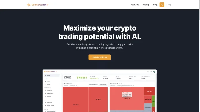 CoinScreener - AI crypto trading signals & insights