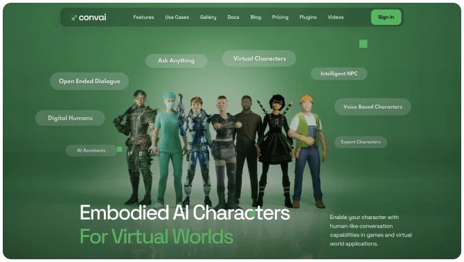 Convai - Conversational AI for Virtual Worlds