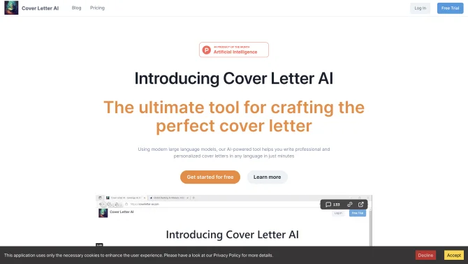 Cover Letter AI