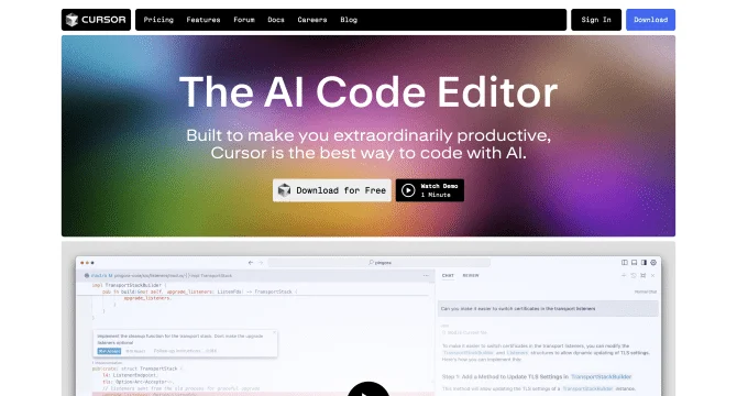 Cursor - The AI-first Code Editor