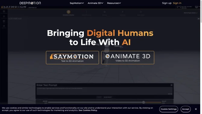 DeepMotion - AI Motion Capture & Body Tracking