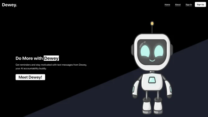 Dewey: Your new accountability buddy