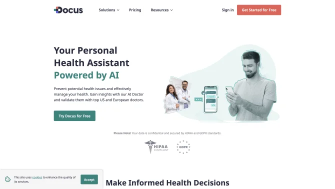 Docus - AI-Powered Health Platform