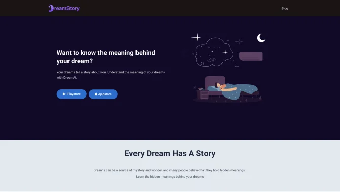 DreamStory - Dream Meaning and Analysis App powered by AI