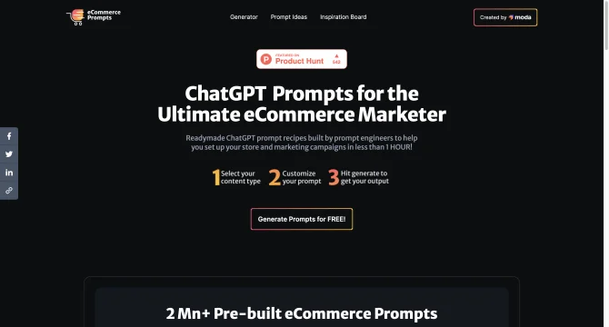 eCommerce ChatGPT Prompts