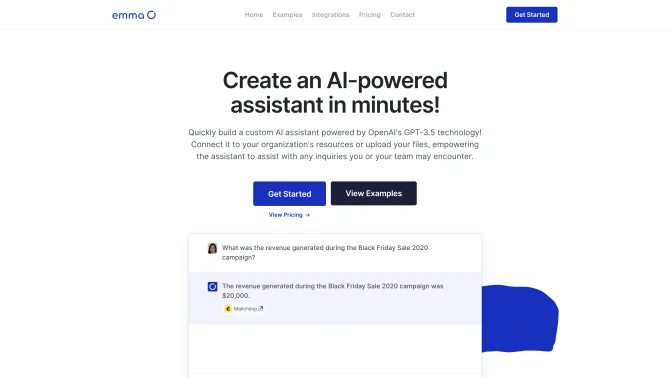 Emma - AI-powered Assistant