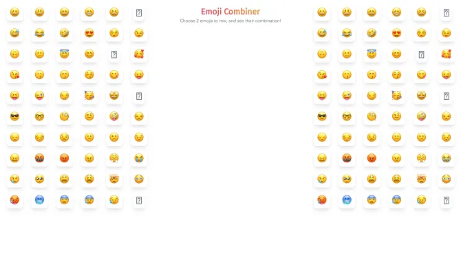 Emoji Combiner