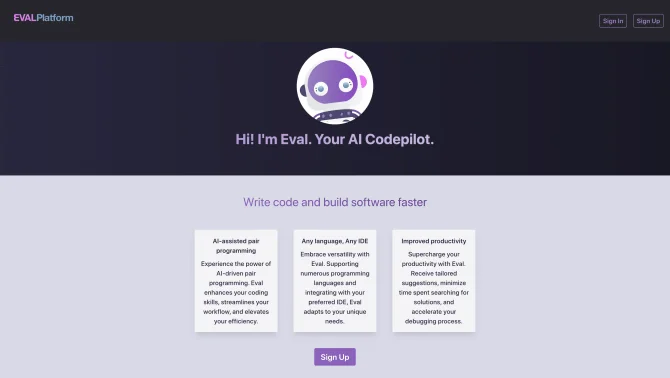 Eval - Your AI Codepilot