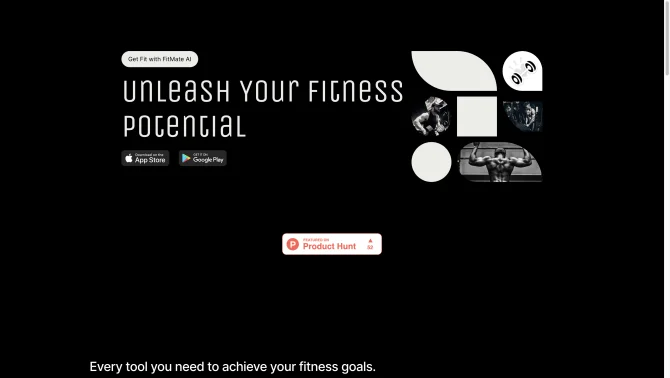 FitMate - Begin your fitness journey today.