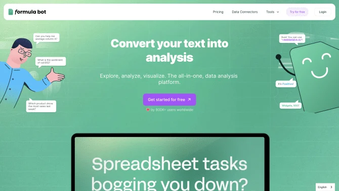 Formula Bot - AI Data Analyst