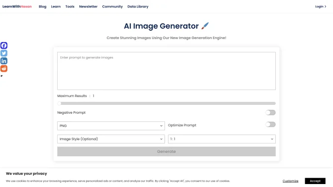 FreeAIKit - Image Generator