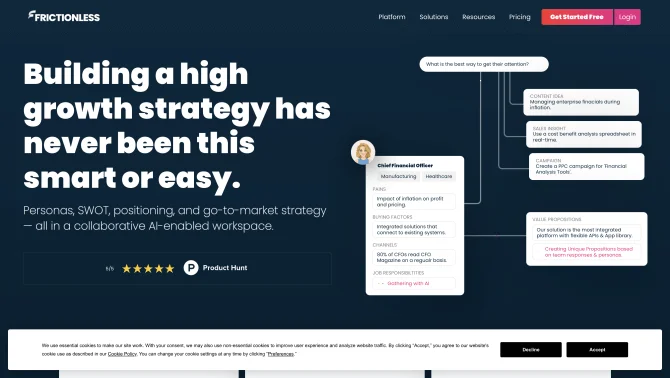 Frictionless - AI-Enabled Strategic Consulting Platform