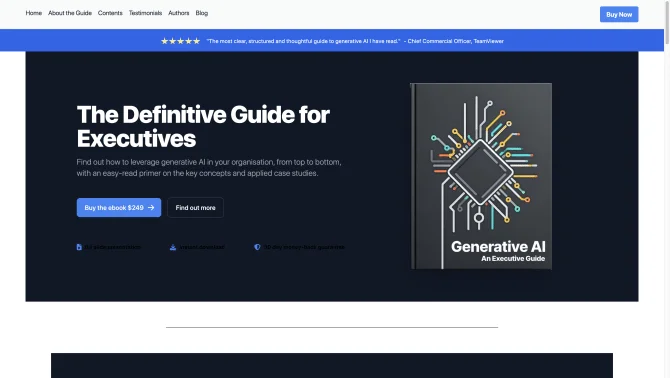 Generative AI: An Executive Guide