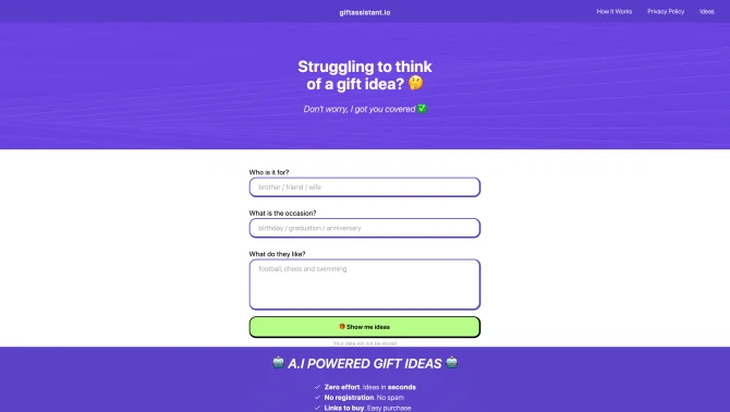 Giftassistant.io