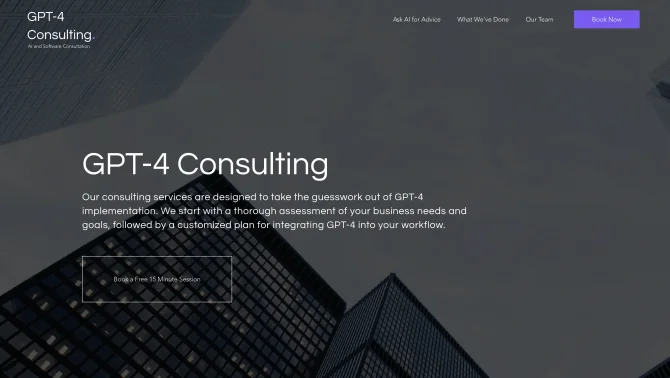 GPT-4 Consulting