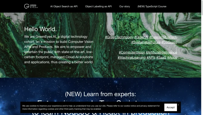 GreenEyes.AI - Computer Vision APIs and Products