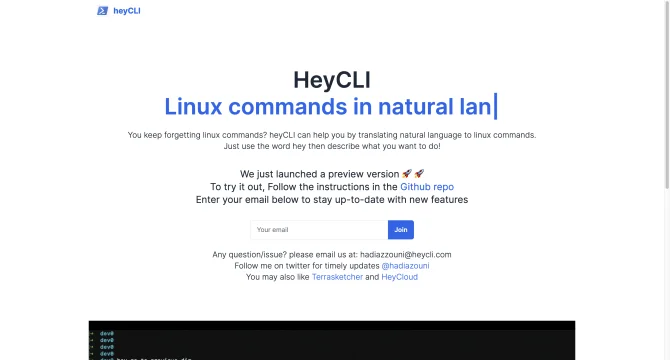 heyCLI