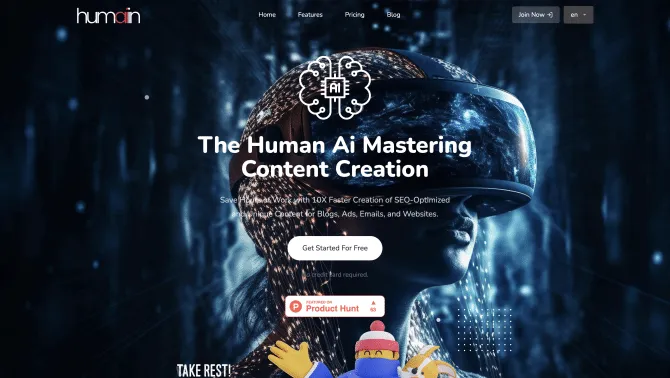 Humai.in - Best AI Content & Image Generator