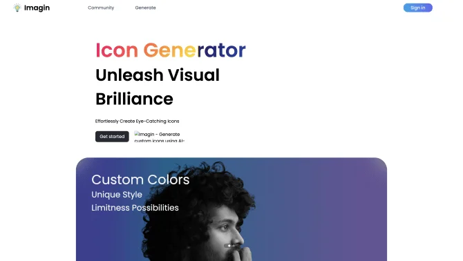 Imagin - AI Powered Icon Generation