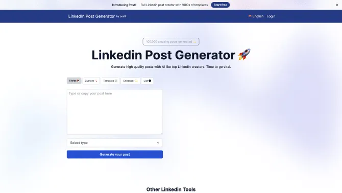 LinkedIn AI Post Generator