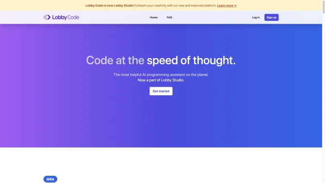 Lobby Code - The Most Helpful Coding Assistant on Earth