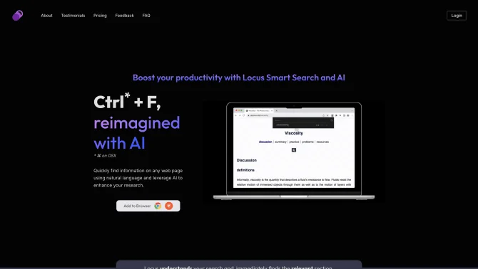 Locus - Smart CTRL F