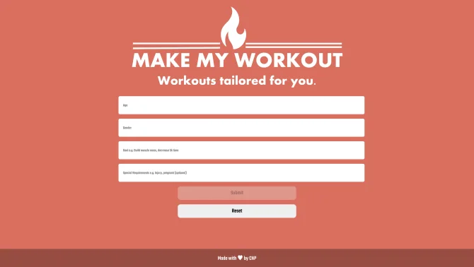 Make My Workout