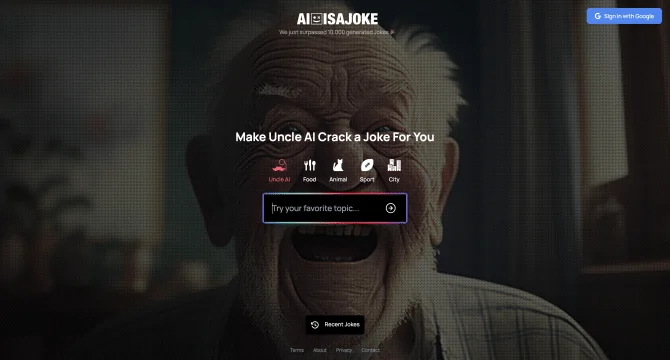 Make Uncle A.I. Crack a Joke For You