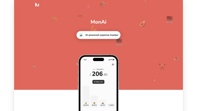 MonAi - AI powered expense tracker