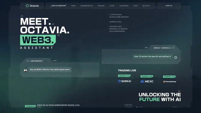 Octavia - Your crypto AI Assistant