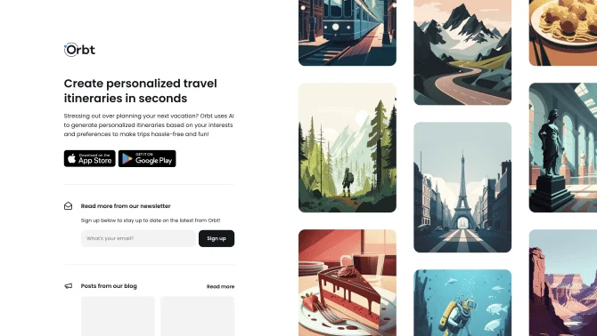 Orbt - The Smart Trip Planner