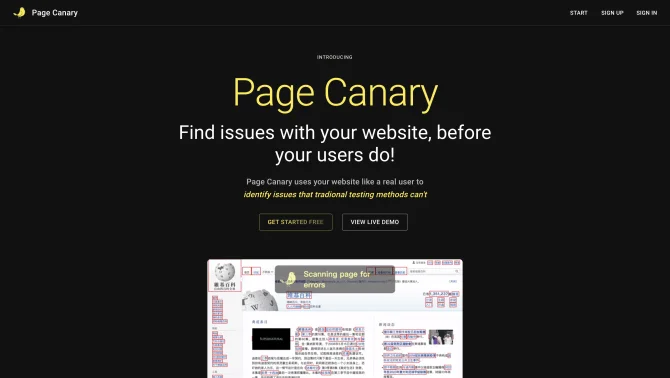 Page Canary