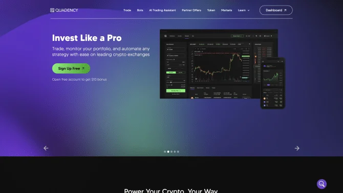 Quadency - Crypto Trading Platform