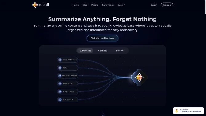 Recall - Your AI-powered knowledge base