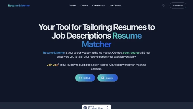 Resume Matcher