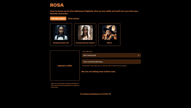 Rosa Naruto Character Generator