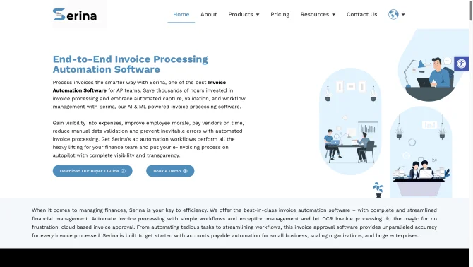 Serina - Automate Invoice Processing