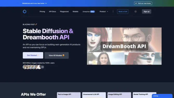 Stable Diffusion & Dreambooth API