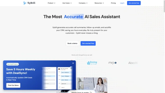 Sybill: The AI Personal Assistant for Sales Teams